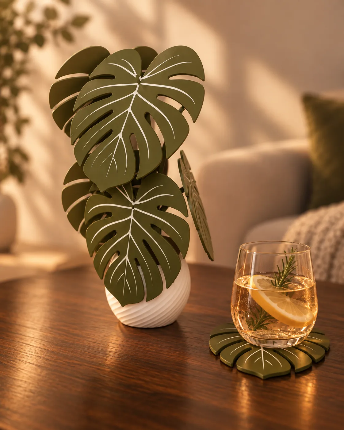 Posavasos monstera