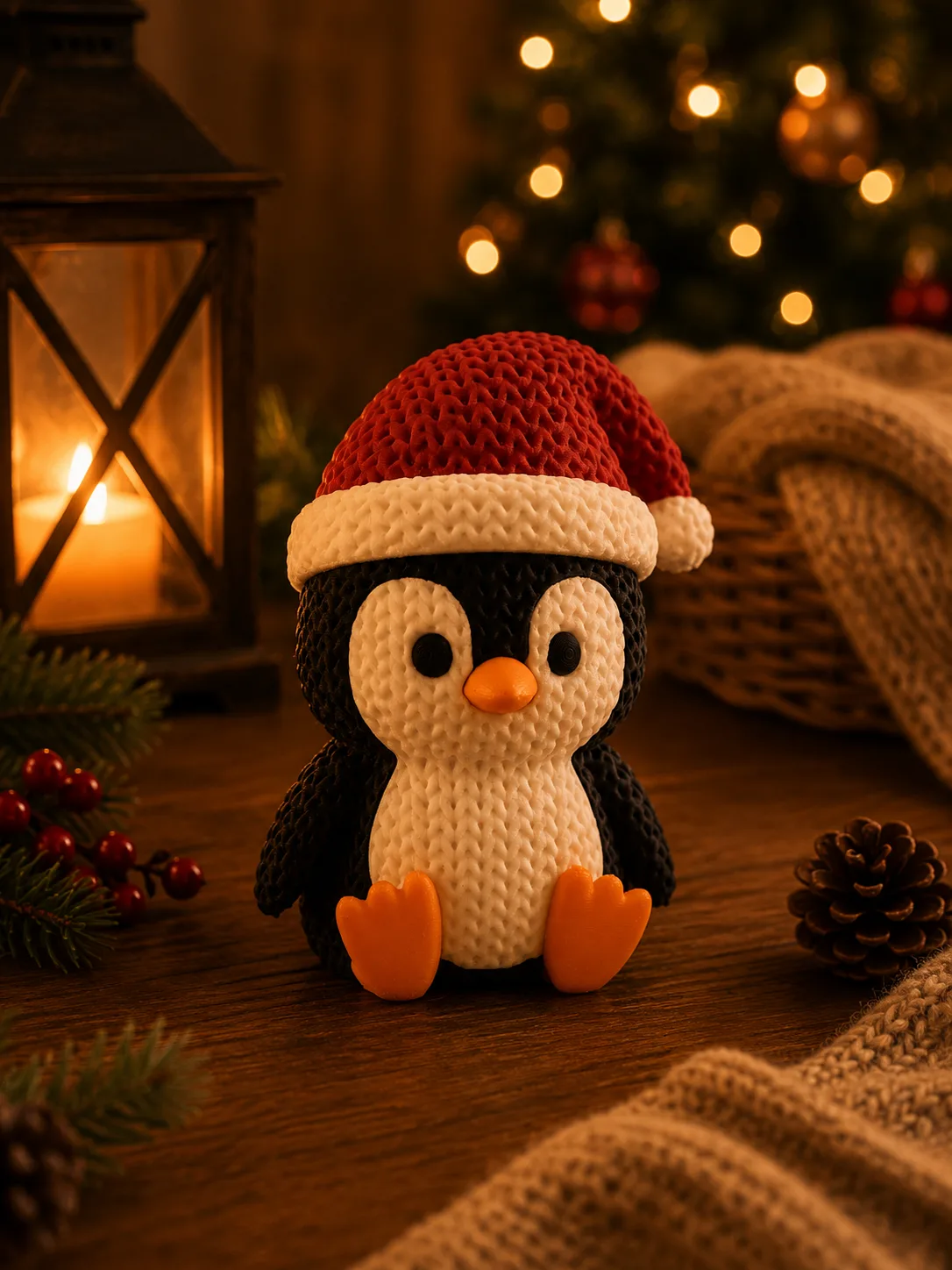 Pingüino crochet